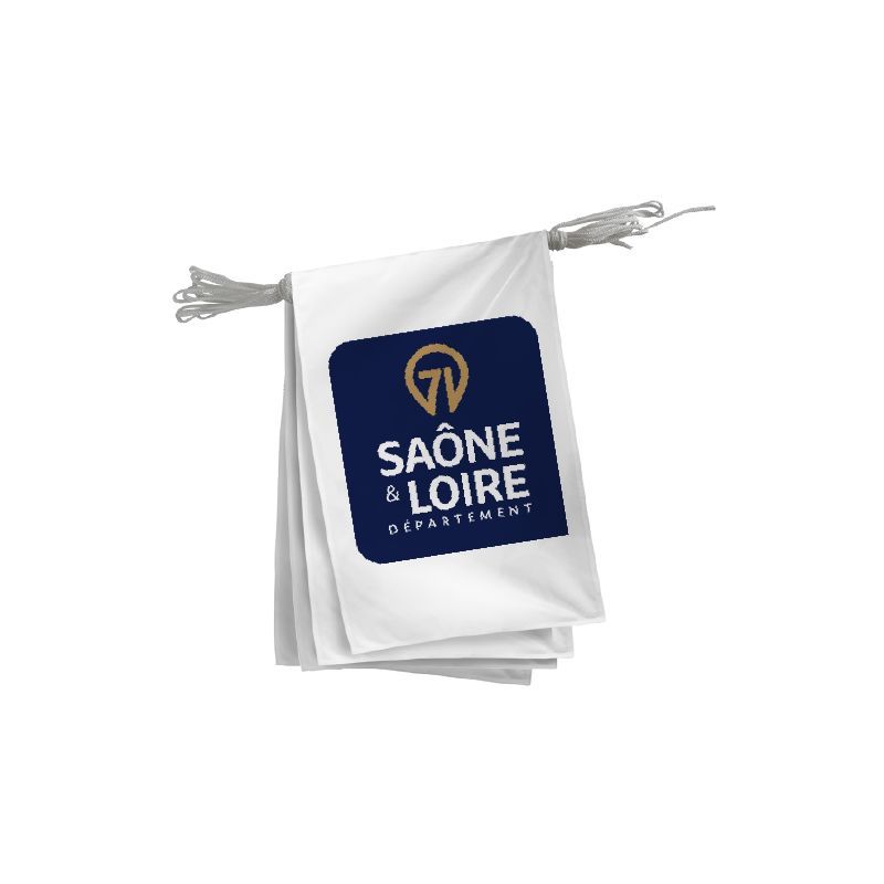 Guirlande du Conseil Départemental de Saône-et-Loire