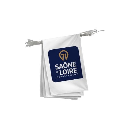 Guirlande du Conseil Départemental de Saône-et-Loire
