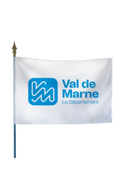 Drapeau du Conseil Départemental du Val de Marne 