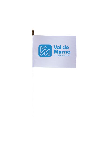 Drapeau de table du Conseil Départemental du Val-de-Marne 10x15 cm 