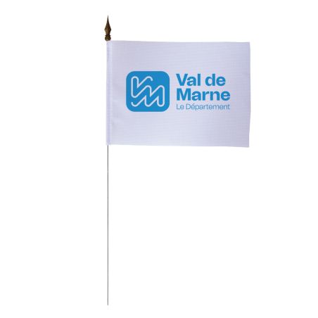 Drapeau de table du Conseil Départemental du Val-de-Marne 10x15 cm 