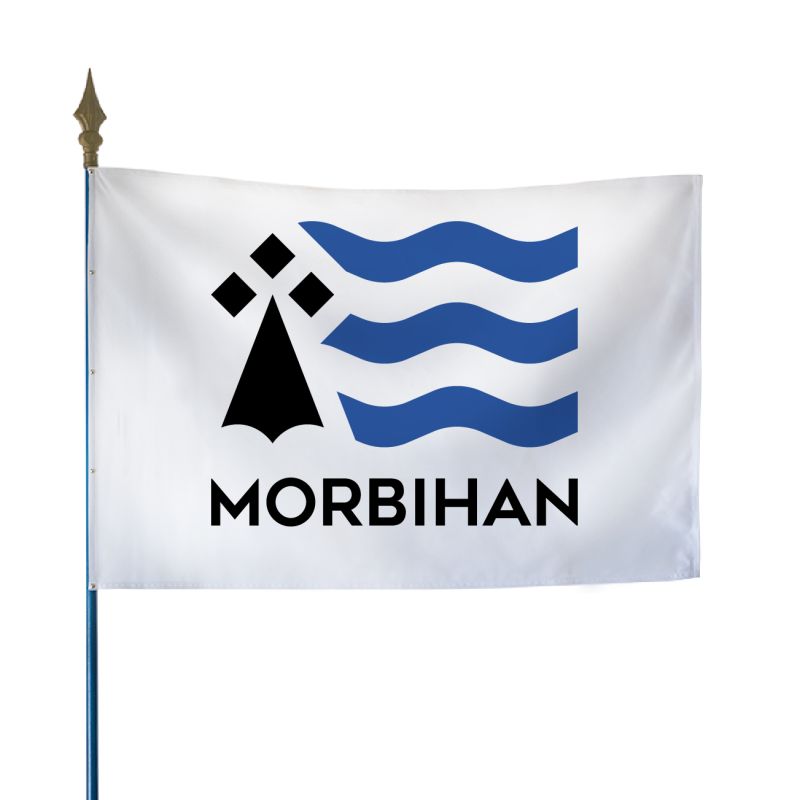 Drapeau du Conseil Départemental du Morbihan