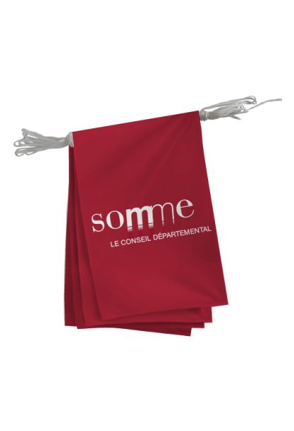 Guirlande du Conseil Départemental de la Somme - 10x15 cm