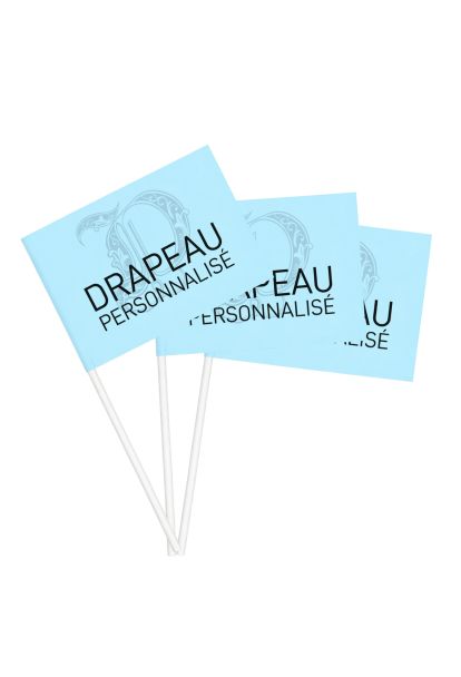 Drapeaux personnalisés à agiter en papier