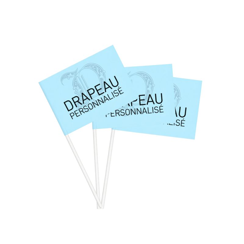 Drapeaux personnalisés à agiter en papier