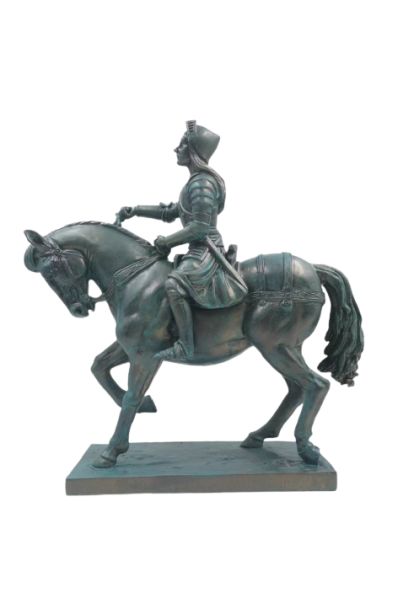 Buste en résine Jeanne d'Arc à Orléans - Hauteur 18.5 cm