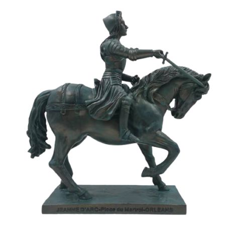 Buste en résine Jeanne d'Arc à Orléans - Hauteur 18.5 cm