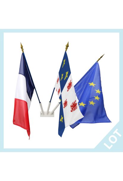 Lot de drapeaux de façade Province