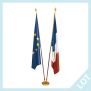 Lot de 2 drapeaux de prestiges
