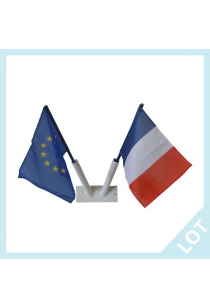 KIT support mural + drapeaux