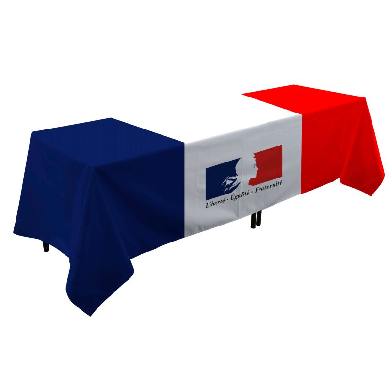 Nappe de table France | Liberté Egalité Fraternité