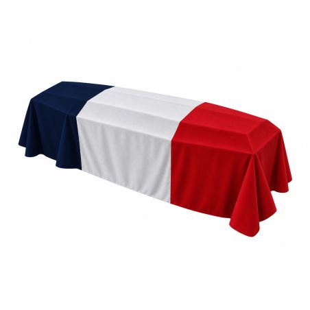 Drap mortuaire Tricolore