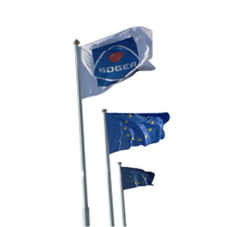 Mât aluminium 10 mètres