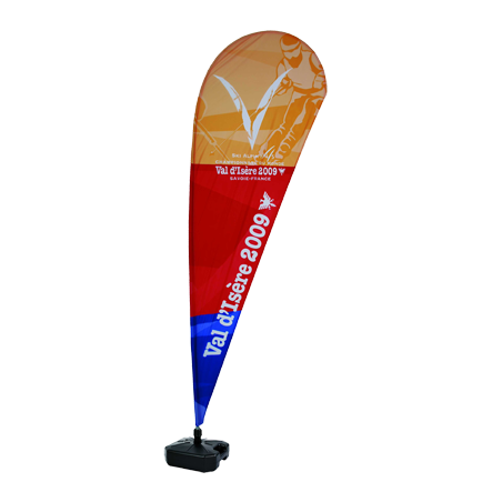 WinBanner Hauteur 2.20 m - Voile 175 x 53 cm 