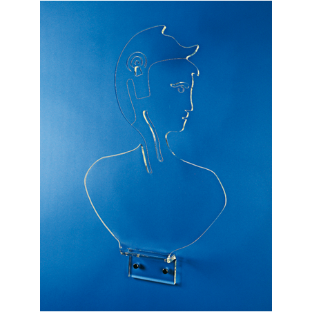 Buste mural en Plexiglas