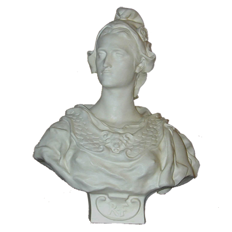 Buste de Marianne 60 cm - Modèle INJALBERT 