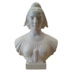 Buste de Marianne - Modèle POISSON 45 cm