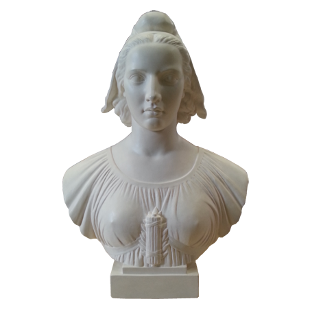 Buste de Marianne 45 cm à 93 cm - Modèle POISSON