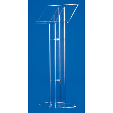 Lutrin pupitre avec anneaux en plexi