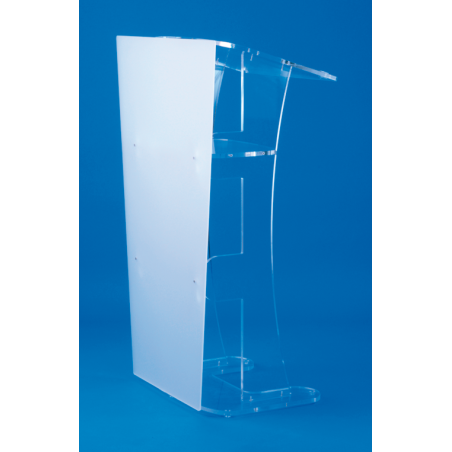Pupitre opale en plexiglass