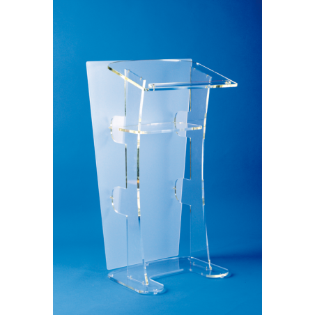 Pupitre opale en plexiglass