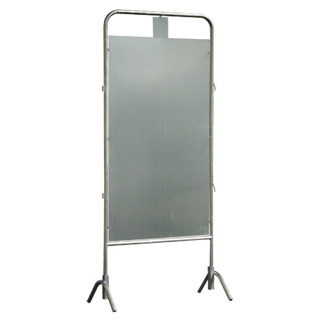 Panneau électoral 1 candidat - Tubes ronds