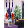 Pied drapeau ou mât 2 places