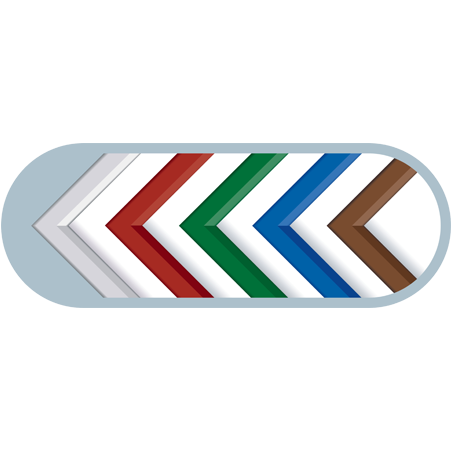 Kit 2 poteaux Quatro - Vitrines H.750 et 1000