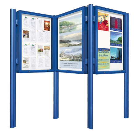 Poteau Quatro de liaison - Vitrines H.1350 et 1710