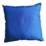 Coussin 30 x 30 cm en Satin Bleu