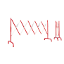 Barrière extensible