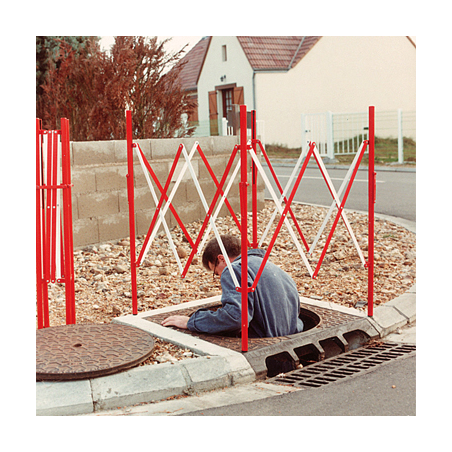 Barrière de regard extensible