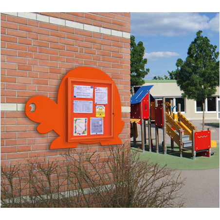 Arbre d'information mural - vitrine 6 A4