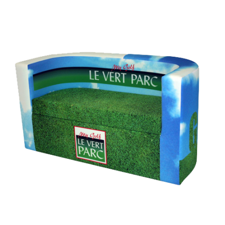 Canapé 2 places bords arrondis