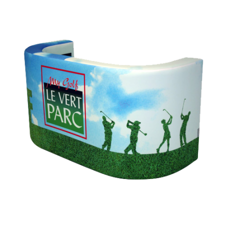 Canapé 2 places bords arrondis