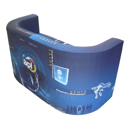 Canapé 2 places bords arrondis