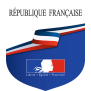 Ecusson porte-drapeaux République Française - Spécial école