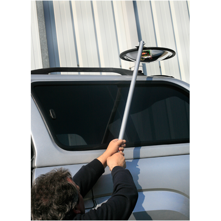 Miroir d'inspection sur roulettes