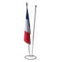 Pied avec drapeau ou mât aluminium