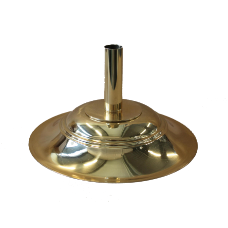 Socle porte-drapeau en laiton 1 place