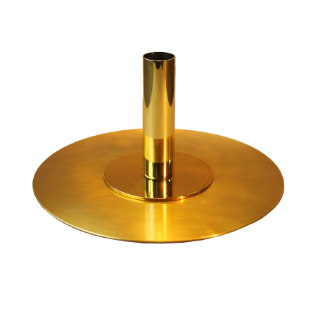 Socle plat en laiton 1 place