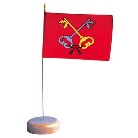 Drapeau province sur socle bois