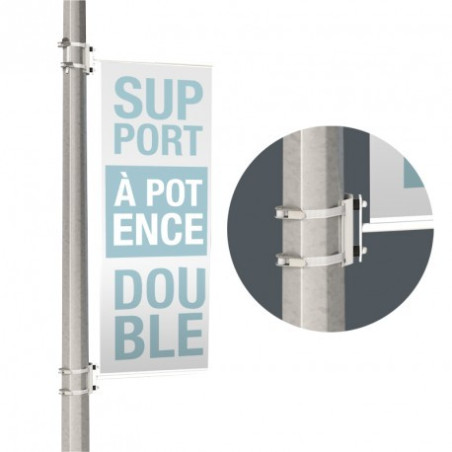 Potence de rue DOUBLE