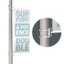 Potence de rue DOUBLE