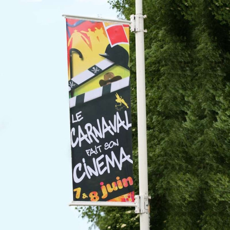 Potence de rue double