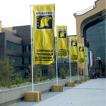 Mât Polyéco à potence rotative 4 m