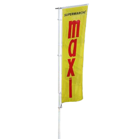 Mât Polyéco à potence rotative 6 m