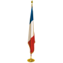 Drapeau de prestige en satin France