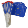 Drapeaux 9.5x16 Europe à agiter