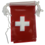 Guirlande Suisse en plastique 10 m
